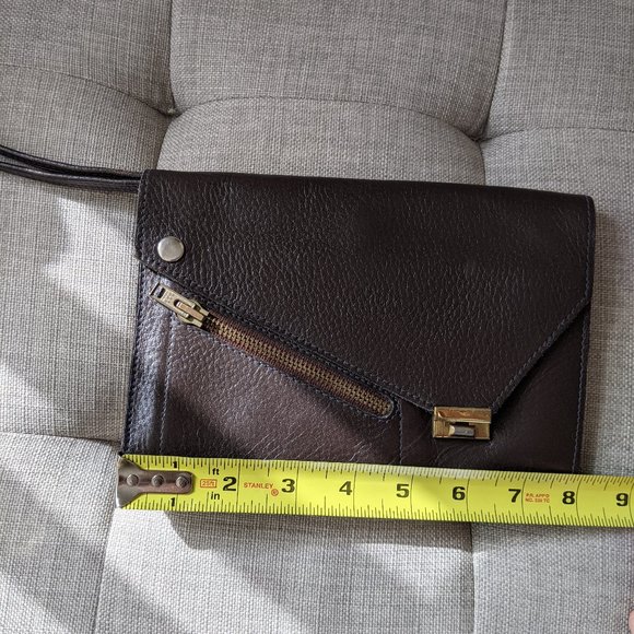 Folding, Leather, Envelope Wristlet - Picture 8 of 9